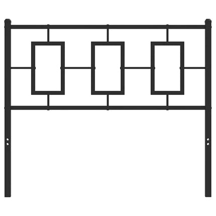 udskiftningsgavl 100 cm metal sort