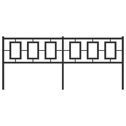 udskiftningsgavl 193 cm metal sort