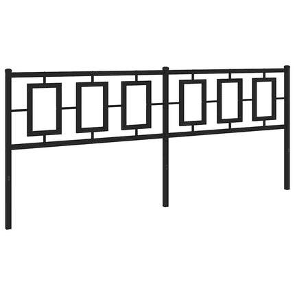 udskiftningsgavl 200 cm metal sort