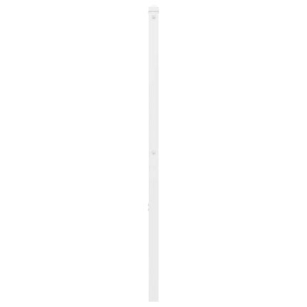 udskiftningsgavl 120 cm metal hvid