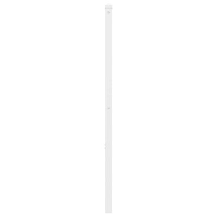 udskiftningsgavl 180 cm metal hvid