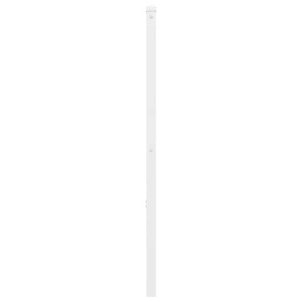 udskiftningsgavl 193 cm metal hvid