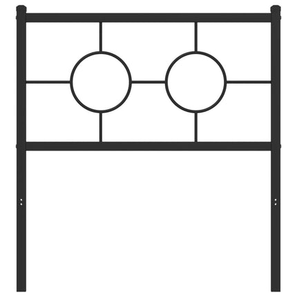 udskiftningsgavl 80 cm metal sort