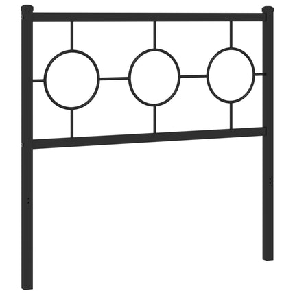 udskiftningsgavl 90 cm metal sort