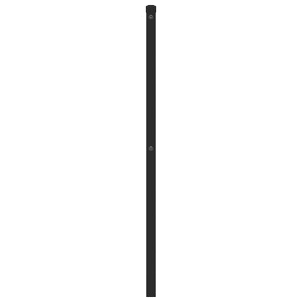udskiftningsgavl 100 cm metal sort