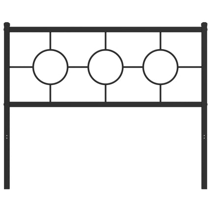 udskiftningsgavl 107 cm metal sort