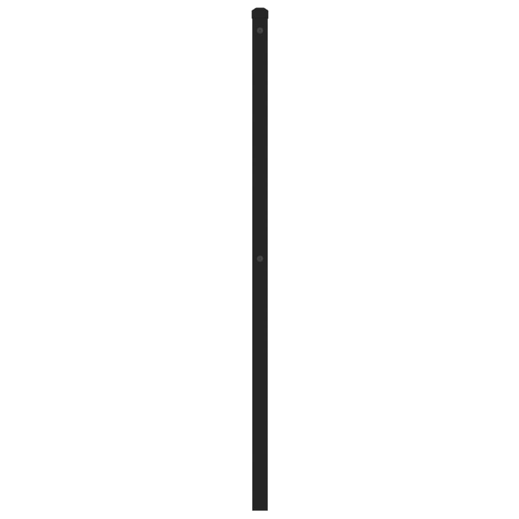 udskiftningsgavl 150 cm metal sort