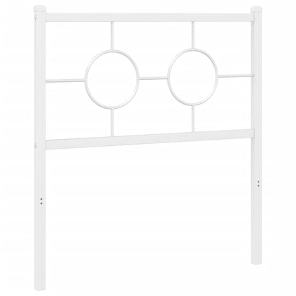 udskiftningsgavl 80 cm metal hvid