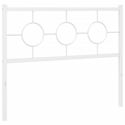 udskiftningsgavl 107 cm metal hvid