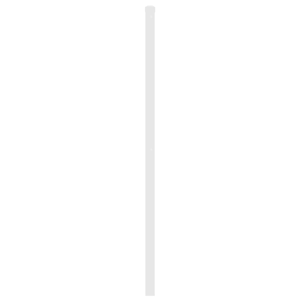udskiftningsgavl 120 cm metal hvid