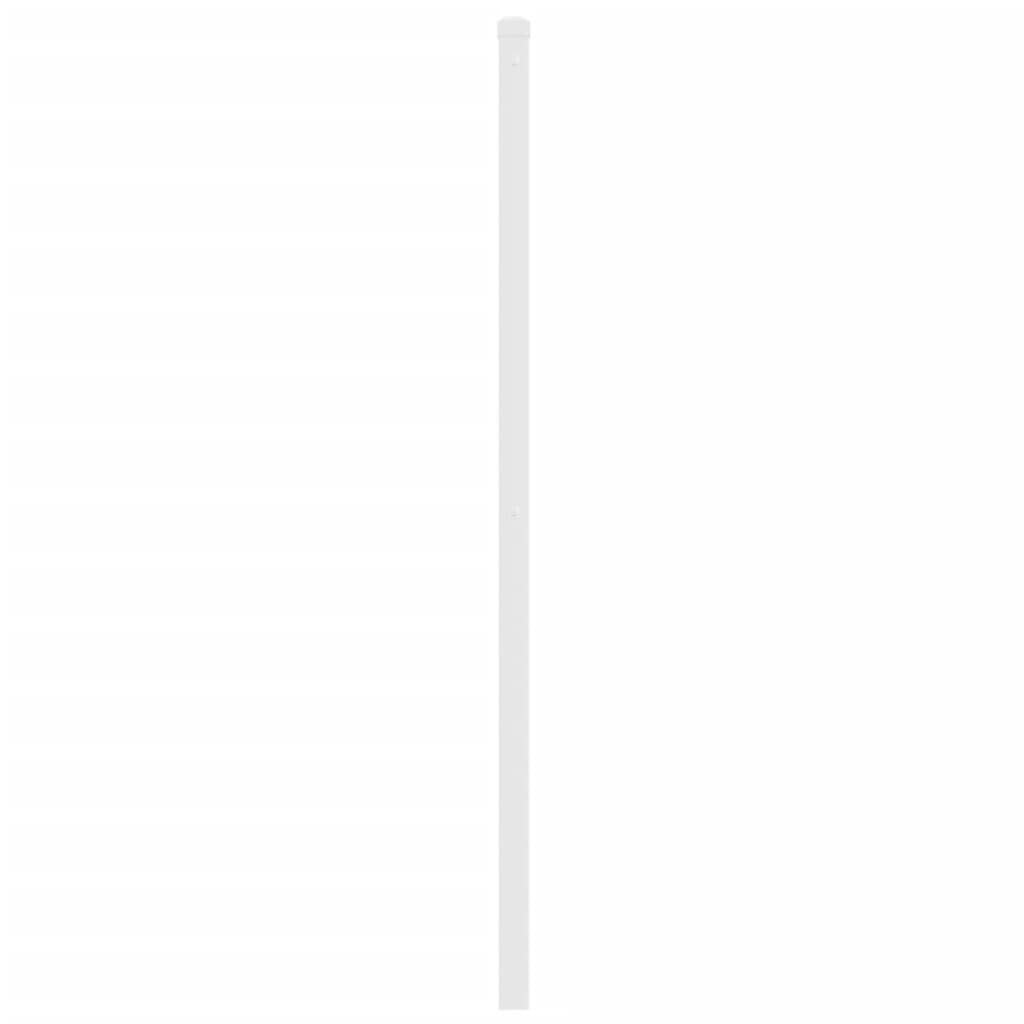 udskiftningsgavl 150 cm metal hvid