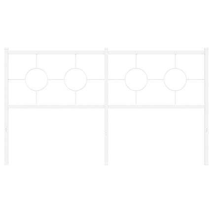udskiftningsgavl 160 cm metal hvid