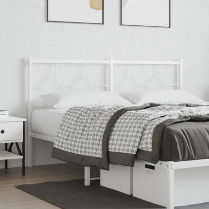 udskiftningsgavl 160 cm metal hvid