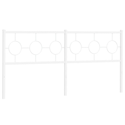 udskiftningsgavl 180 cm metal hvid