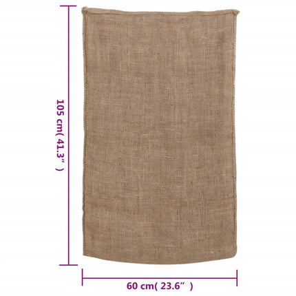 jutesække 5 stk. 60x105 cm 100% jute 220 gsm