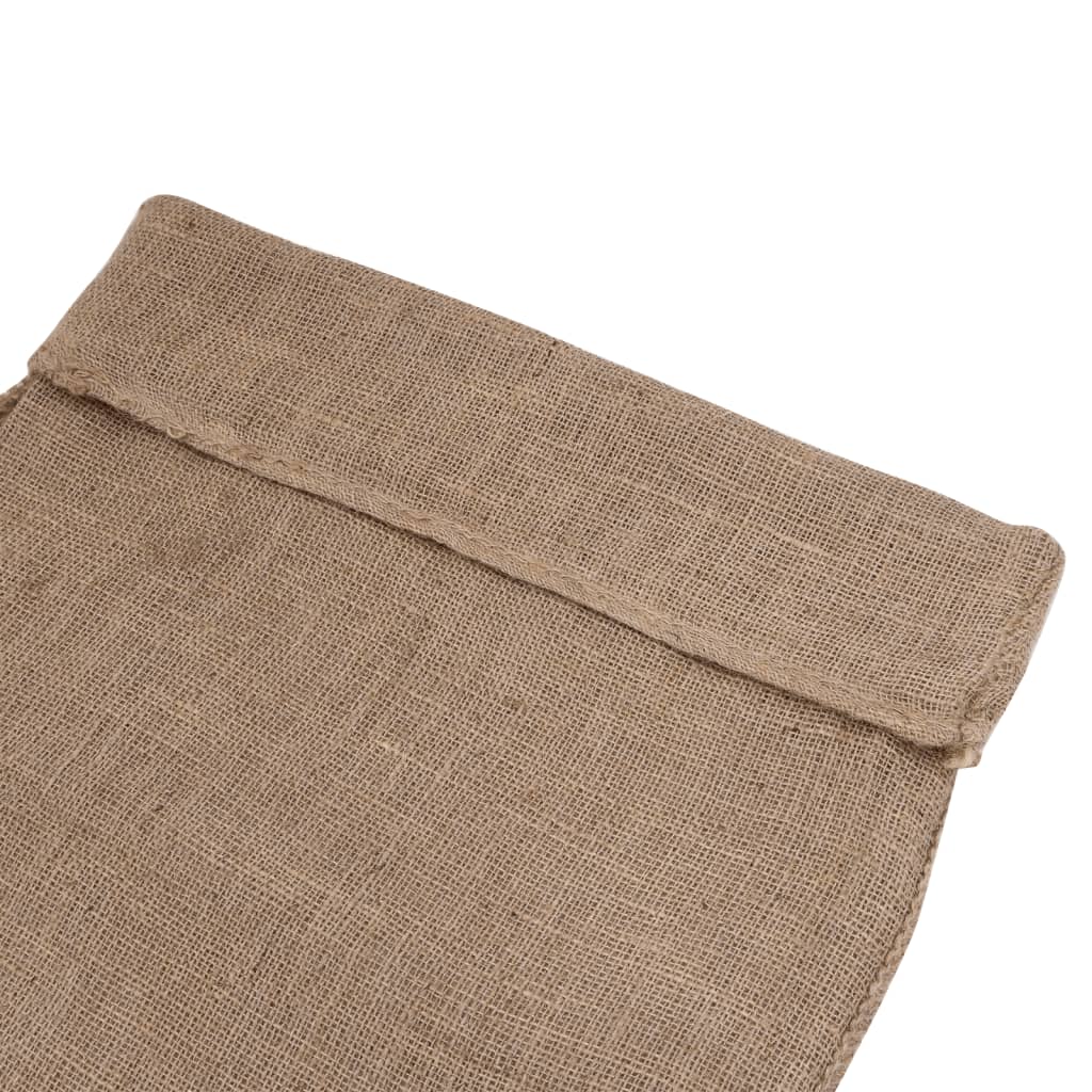 jutesække 10 stk. 60x105 cm 100 % jute 220 g/m2
