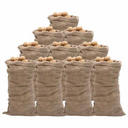 jutesække 10 stk. 65x135 cm 100 % jute 220 g/m2