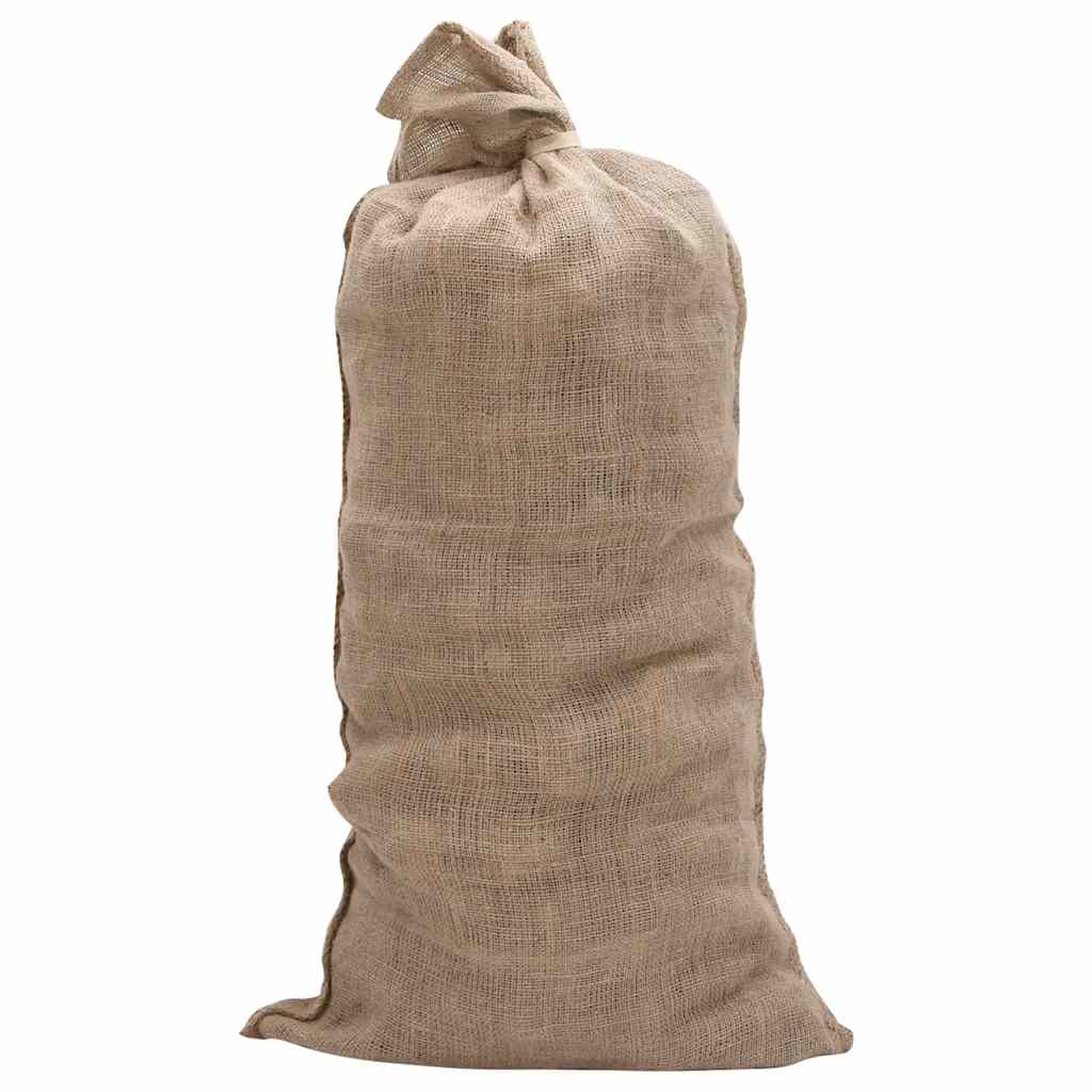 jutesække 30 stk. 65x135 cm 100 % jute 220 g/m2
