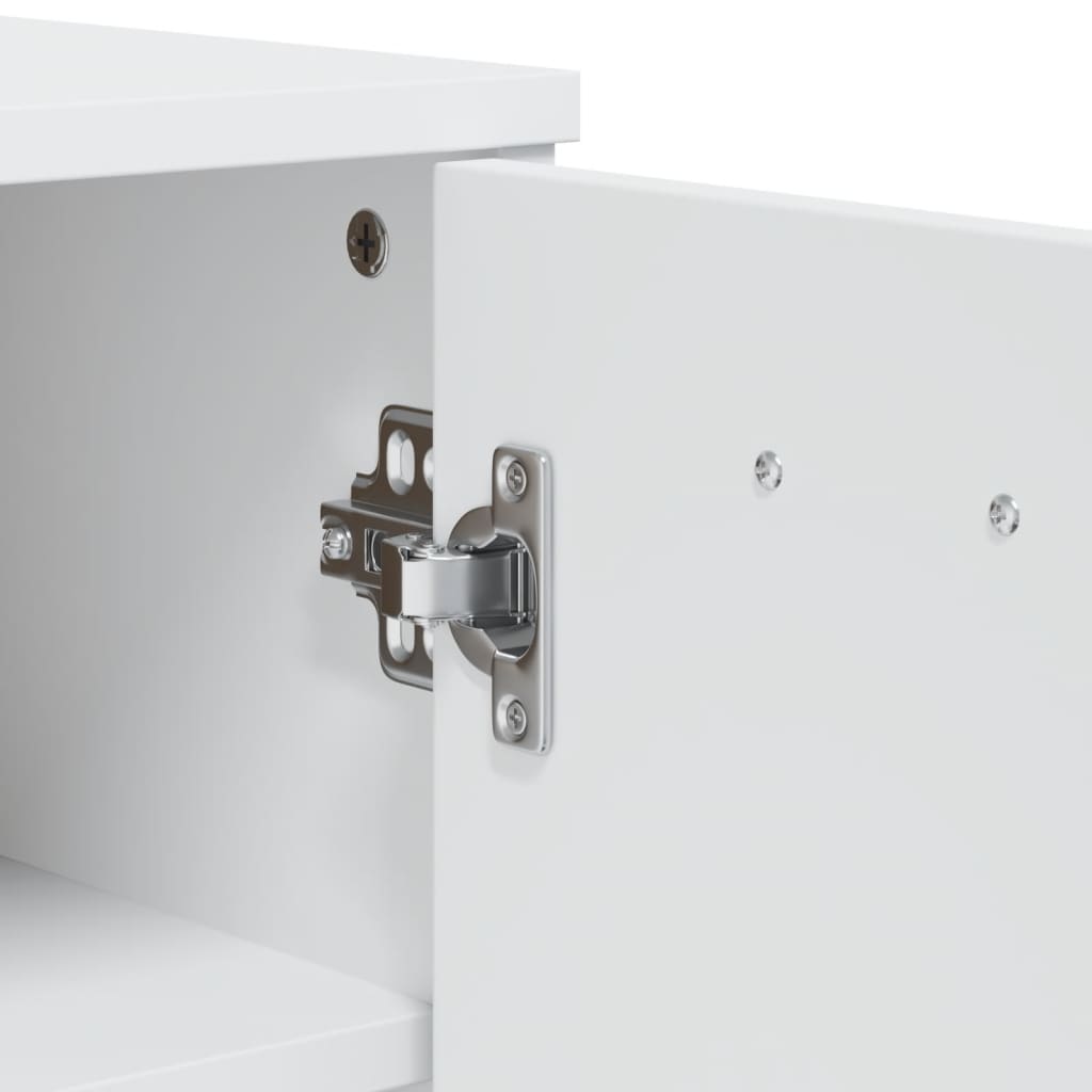 skoskab VIKEN konstrueret træ hvid