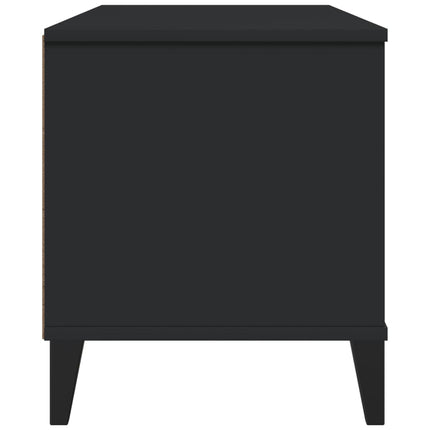 tv-bord VIKEN konstrueret træ sort