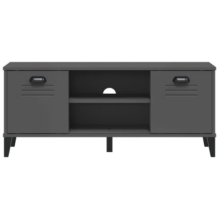 skobænk VIKEN 106x35x45 cm konstrueret træ antracitgrå
