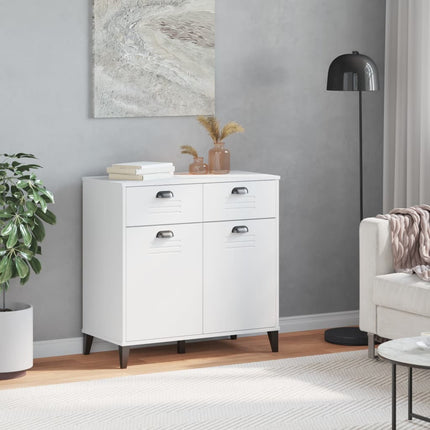 skænk VIKEN 80x40x80 cm konstrueret træ hvid