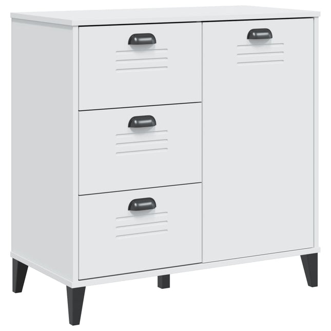 skænk VIKEN 80x40x80 cm konstrueret træ hvid