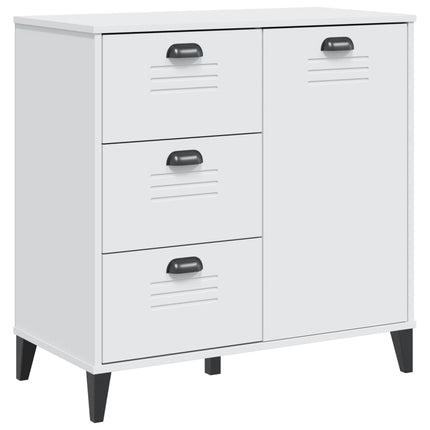 skænk VIKEN 80x40x80 cm konstrueret træ hvid