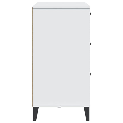 skænk VIKEN 80x40x80 cm konstrueret træ hvid