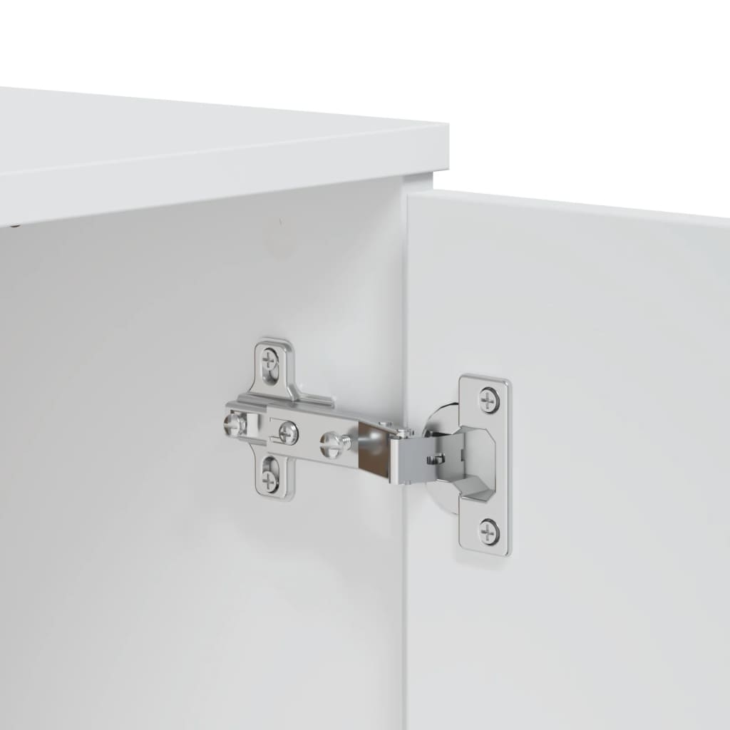 skænk VIKEN 80x40x80 cm konstrueret træ hvid