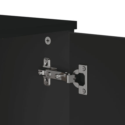 skænk VIKEN 80x40x80 cm konstrueret træ sort