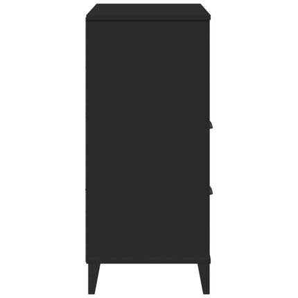 bogskab VIKEN 80x40x90 cm konstrueret træ sort