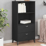 bogskab VIKEN 60x35x123 cm konstrueret træ hvid