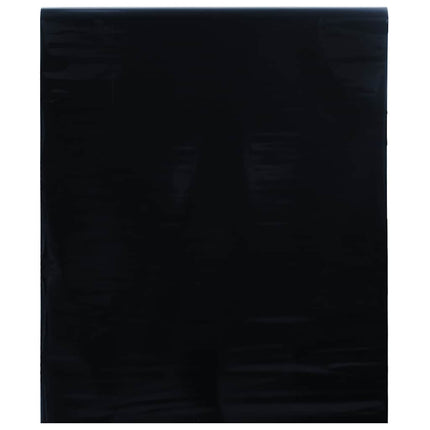 vinduesfolie 45x1000 cm statisk PVC matteret sort