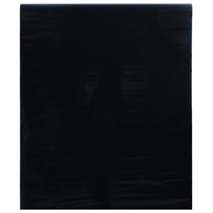 vinduesfolie 60x1000 cm statisk PVC matteret sort
