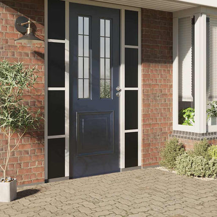 vinduesfolie 90x500 cm statisk PVC matteret sort