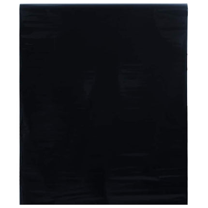 vinduesfolie 90x2000 cm statisk PVC matteret sort