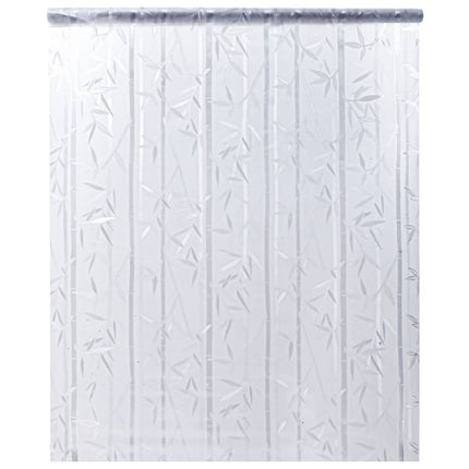 vinduesfolie 90x500 cm PVC bambusmønster matteret