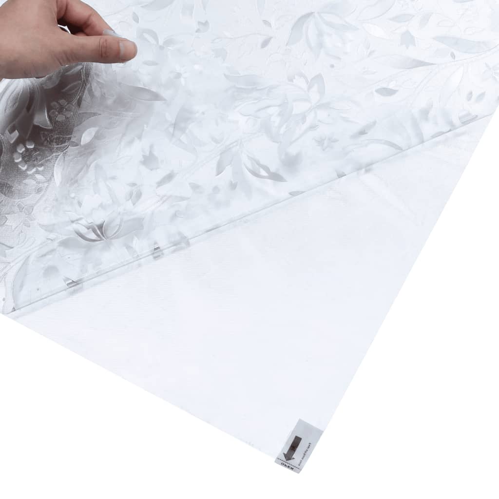 vinduesfolie 90x500 cm blomstermønster PVC matteret