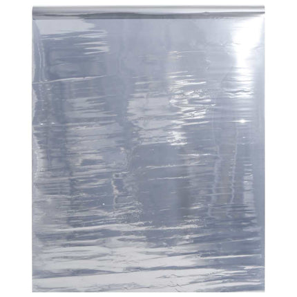 solfilm 45x500 cm reflekterende effekt PVC sølvfarvet