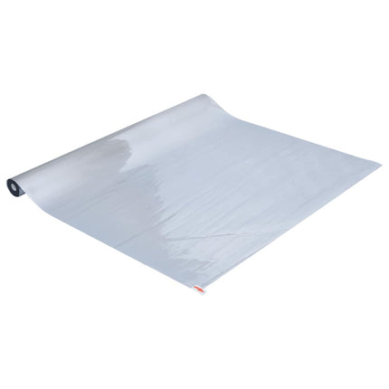 solfilm 60x500 cm reflekterende effekt PVC sølvfarvet