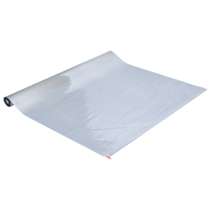 solfilm 90x2000 cm reflekterende effekt PVC sølvfarvet