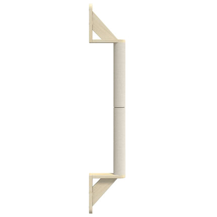 væghængt kradsetræ 109 cm sisal