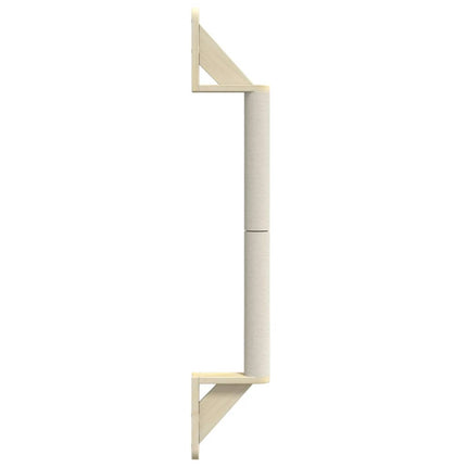 væghængt kradsetræ 109 cm sisal