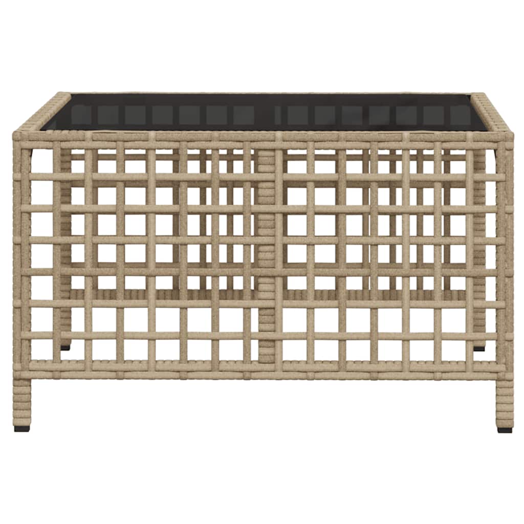 hjørnesofasæt til haven 3 dele med hynder polyrattan beige