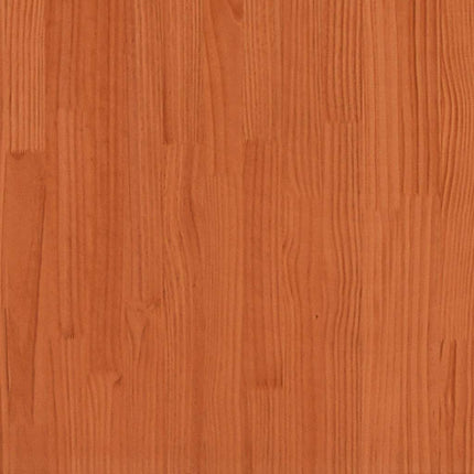 seniorseng 140x190 cm massivt fyrretræ gyldenbrun
