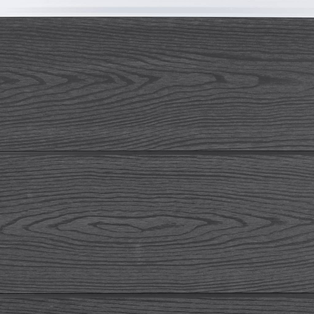 hegnspanelsæt 526x186 cm WPC grå