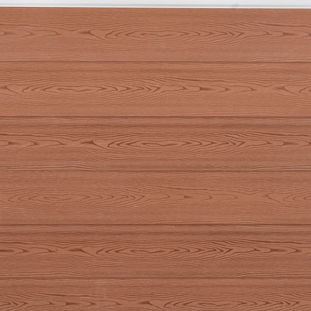 hegnspanelsæt 872x186 cm WPC brun