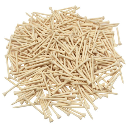 golf-tees 1000 stk. 83 mm bambus