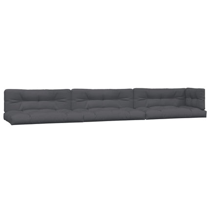 sofasæt til haven 5 dele træpaller med hynder massivt akacietræ